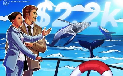 ETH may reclaim $2.2K “macro range” amid growing whale accumulation